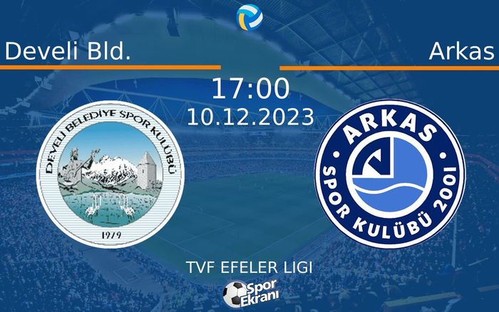 10 Aralık 2023 Develi Bld. vs Arkas maçı Hangi Kanalda Saat Kaçta Yayınlanacak?