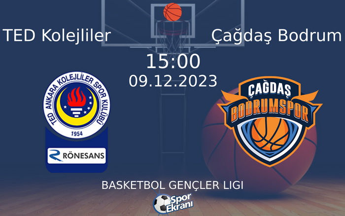 09 Aralık 2023 TED Kolejliler vs Çağdaş Bodrum maçı Hangi Kanalda Saat Kaçta Yayınlanacak? 09 Aralık 2023 TED Kolejliler vs Çağdaş Bodrum maçı Hangi Kanalda Saat Kaçta Yayınlanacak?