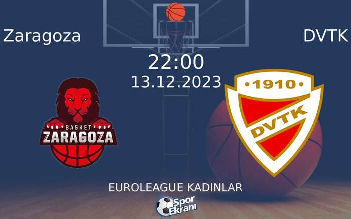 13 Aralık 2023 Zaragoza vs DVTK maçı Hangi Kanalda Saat Kaçta Yayınlanacak? 13 Aralık 2023 Zaragoza vs DVTK maçı Hangi Kanalda Saat Kaçta Yayınlanacak?