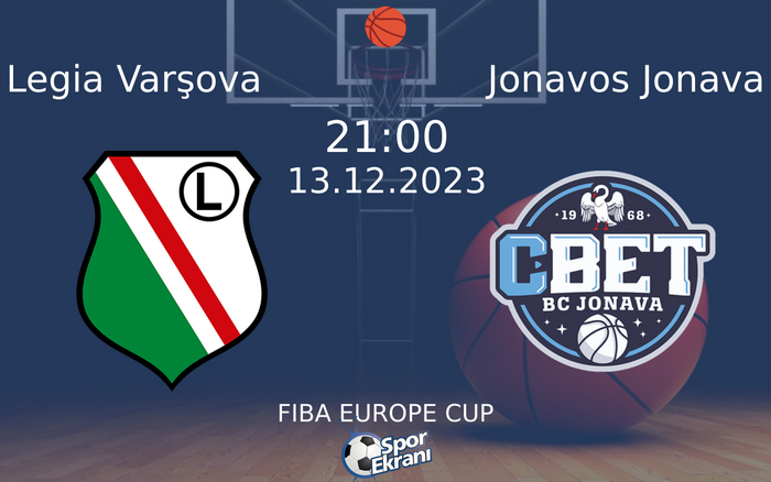 13 Aralık 2023 Legia Varşova vs Jonavos Jonava maçı Hangi Kanalda Saat Kaçta Yayınlanacak? 13 Aralık 2023 Legia Varşova vs Jonavos Jonava maçı Hangi Kanalda Saat Kaçta Yayınlanacak?