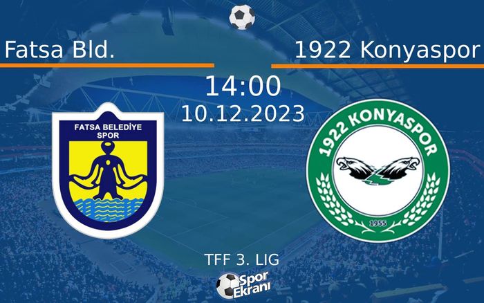 10 Aralık 2023 Fatsa Bld. vs 1922 Konyaspor maçı Hangi Kanalda Saat Kaçta Yayınlanacak?