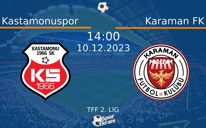 10 Aralık 2023 Kastamonuspor vs Karaman FK maçı Hangi Kanalda Saat Kaçta Yayınlanacak?
