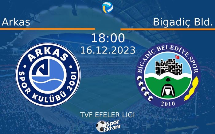 16 Aralık 2023 Arkas vs Bigadiç Bld. maçı Hangi Kanalda Saat Kaçta Yayınlanacak? 16 Aralık 2023 Arkas vs Bigadiç Bld. maçı Hangi Kanalda Saat Kaçta Yayınlanacak?