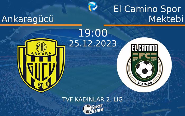 25 Aralık 2023 Ankaragücü vs El Camino Spor Mektebi maçı Hangi Kanalda Saat Kaçta Yayınlanacak? 25 Aralık 2023 Ankaragücü vs El Camino Spor Mektebi maçı Hangi Kanalda Saat Kaçta Yayınlanacak?