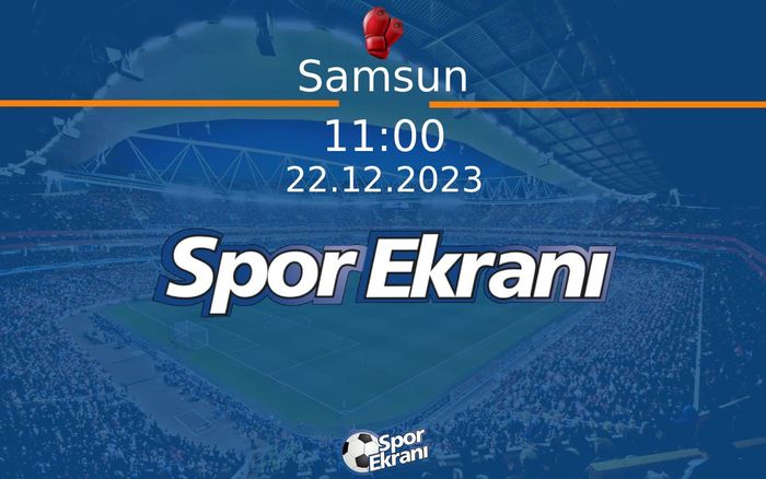 22 Aralık 2023 Türkiye Erkekler Ferdi Boks Şampiyonasi - Samsun  Hangi Kanalda Saat Kaçta Yayınlanacak? 22 Aralık 2023 Türkiye Erkekler Ferdi Boks Şampiyonasi - Samsun  Hangi Kanalda Saat Kaçta Yayınlanacak?