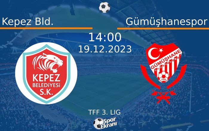 19 Aralık 2023 Kepez Bld. vs Gümüşhanespor maçı Hangi Kanalda Saat Kaçta Yayınlanacak? 19 Aralık 2023 Kepez Bld. vs Gümüşhanespor maçı Hangi Kanalda Saat Kaçta Yayınlanacak?