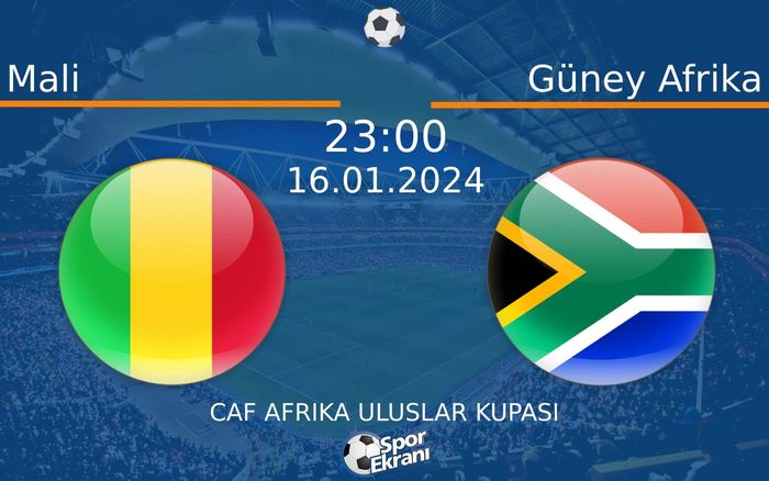 16 Ocak 2024 Mali vs Güney Afrika maçı Hangi Kanalda Saat Kaçta Yayınlanacak? 16 Ocak 2024 Mali vs Güney Afrika maçı Hangi Kanalda Saat Kaçta Yayınlanacak?