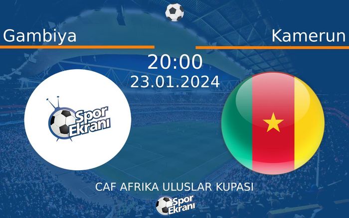 23 Ocak 2024 Gambiya vs Kamerun maçı Hangi Kanalda Saat Kaçta Yayınlanacak? 23 Ocak 2024 Gambiya vs Kamerun maçı Hangi Kanalda Saat Kaçta Yayınlanacak?