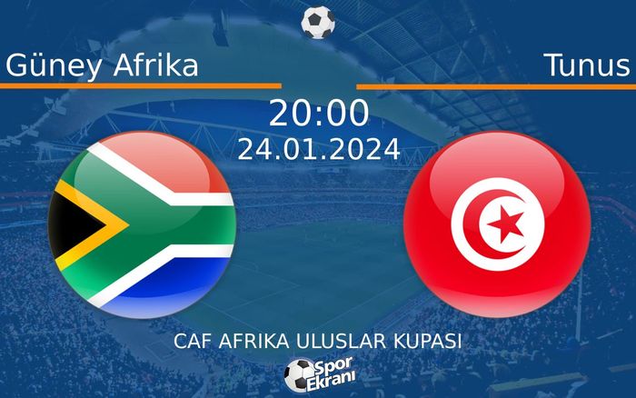24 Ocak 2024 Güney Afrika vs Tunus maçı Hangi Kanalda Saat Kaçta Yayınlanacak? 24 Ocak 2024 Güney Afrika vs Tunus maçı Hangi Kanalda Saat Kaçta Yayınlanacak?