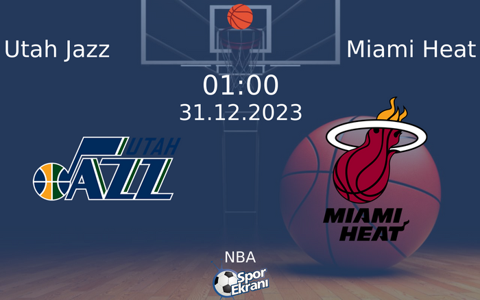 31 Aralık 2023 Utah Jazz vs Miami Heat maçı Hangi Kanalda Saat Kaçta Yayınlanacak?