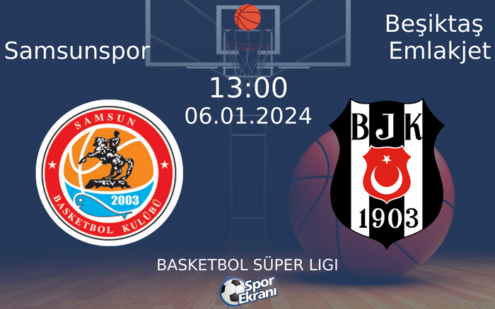 06 Ocak 2024 Samsunspor vs Beşiktaş Emlakjet maçı Hangi Kanalda Saat Kaçta Yayınlanacak? 06 Ocak 2024 Samsunspor vs Beşiktaş Emlakjet maçı Hangi Kanalda Saat Kaçta Yayınlanacak?