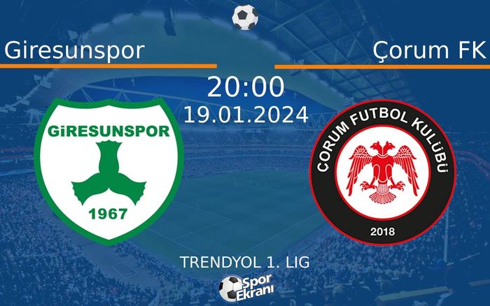 19 Ocak 2024 Giresunspor vs Çorum FK maçı Hangi Kanalda Saat Kaçta Yayınlanacak? 19 Ocak 2024 Giresunspor vs Çorum FK maçı Hangi Kanalda Saat Kaçta Yayınlanacak?