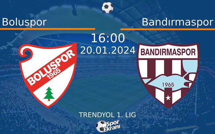 20 Ocak 2024 Boluspor vs Bandırmaspor maçı Hangi Kanalda Saat Kaçta Yayınlanacak? 20 Ocak 2024 Boluspor vs Bandırmaspor maçı Hangi Kanalda Saat Kaçta Yayınlanacak?