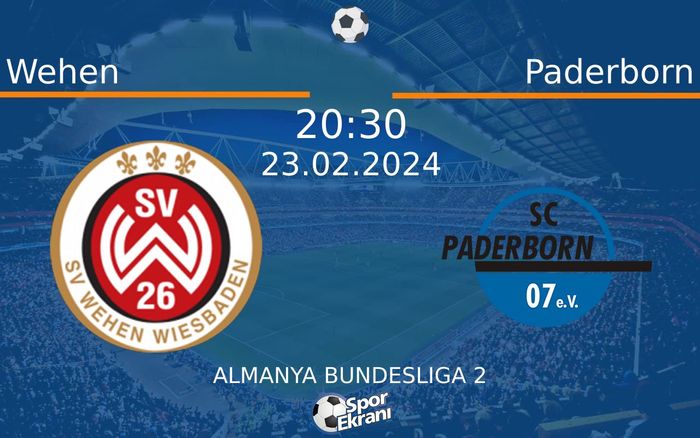 23 Şubat 2024 Wehen vs Paderborn maçı Hangi Kanalda Saat Kaçta Yayınlanacak? 23 Şubat 2024 Wehen vs Paderborn maçı Hangi Kanalda Saat Kaçta Yayınlanacak?