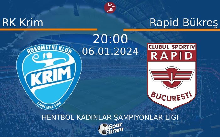 06 Ocak 2024 RK Krim vs Rapid Bükreş maçı Hangi Kanalda Saat Kaçta Yayınlanacak? 06 Ocak 2024 RK Krim vs Rapid Bükreş maçı Hangi Kanalda Saat Kaçta Yayınlanacak?