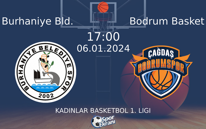 06 Ocak 2024 Burhaniye Bld. vs Bodrum Basket maçı Hangi Kanalda Saat Kaçta Yayınlanacak? 06 Ocak 2024 Burhaniye Bld. vs Bodrum Basket maçı Hangi Kanalda Saat Kaçta Yayınlanacak?
