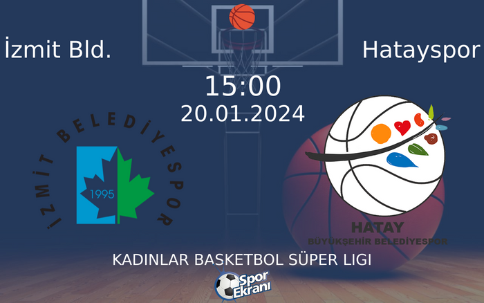 20 Ocak 2024 İzmit Bld. vs Hatayspor maçı Hangi Kanalda Saat Kaçta Yayınlanacak?