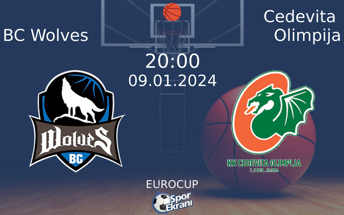 09 Ocak 2024 BC Wolves vs Cedevita Olimpija maçı Hangi Kanalda Saat Kaçta Yayınlanacak? 09 Ocak 2024 BC Wolves vs Cedevita Olimpija maçı Hangi Kanalda Saat Kaçta Yayınlanacak?