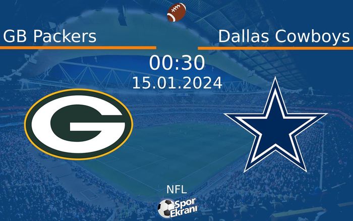 15 Ocak 2024 GB Packers vs Dallas Cowboys maçı Hangi Kanalda Saat Kaçta Yayınlanacak? 15 Ocak 2024 GB Packers vs Dallas Cowboys maçı Hangi Kanalda Saat Kaçta Yayınlanacak?