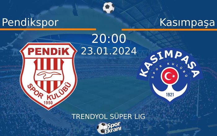 23 Ocak 2024 Pendikspor vs Kasımpaşa maçı Hangi Kanalda Saat Kaçta Yayınlanacak? 23 Ocak 2024 Pendikspor vs Kasımpaşa maçı Hangi Kanalda Saat Kaçta Yayınlanacak?