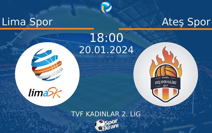 20 Ocak 2024 Lima Spor vs Ateş Spor maçı Hangi Kanalda Saat Kaçta Yayınlanacak? 20 Ocak 2024 Lima Spor vs Ateş Spor maçı Hangi Kanalda Saat Kaçta Yayınlanacak?