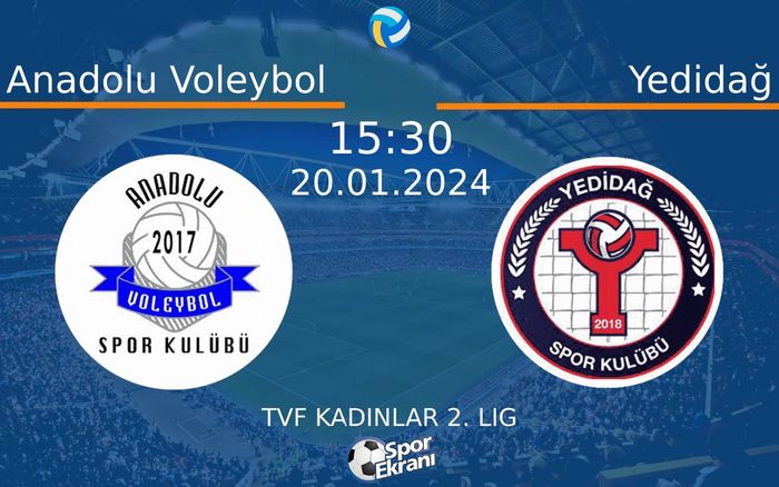20 Ocak 2024 Anadolu Voleybol vs Yedidağ maçı Hangi Kanalda Saat Kaçta Yayınlanacak? 20 Ocak 2024 Anadolu Voleybol vs Yedidağ maçı Hangi Kanalda Saat Kaçta Yayınlanacak?