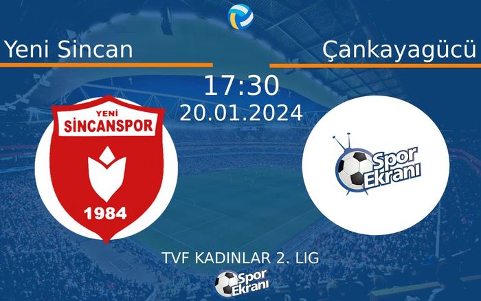 20 Ocak 2024 Yeni Sincan vs Çankayagücü maçı Hangi Kanalda Saat Kaçta Yayınlanacak? 20 Ocak 2024 Yeni Sincan vs Çankayagücü maçı Hangi Kanalda Saat Kaçta Yayınlanacak?