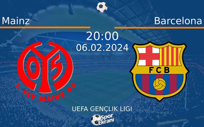 06 Şubat 2024 Mainz vs Barcelona maçı Hangi Kanalda Saat Kaçta Yayınlanacak? 06 Şubat 2024 Mainz vs Barcelona maçı Hangi Kanalda Saat Kaçta Yayınlanacak?