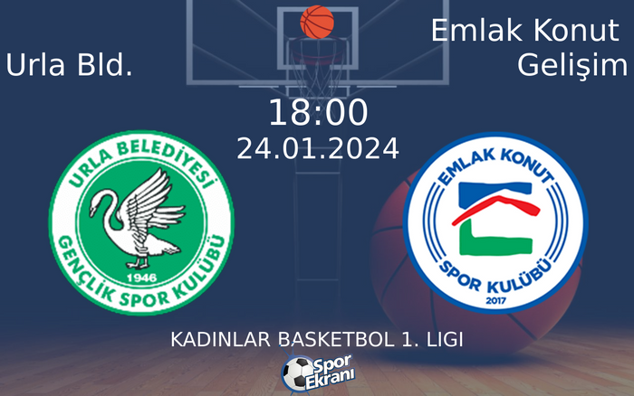 24 Ocak 2024 Urla Bld. vs Emlak Konut Gelişim maçı Hangi Kanalda Saat Kaçta Yayınlanacak?