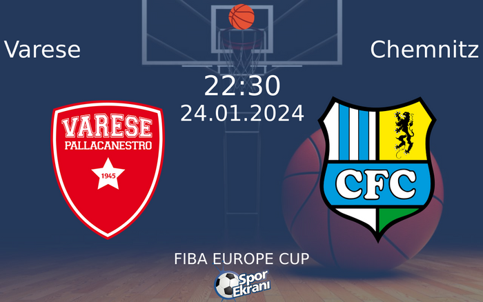 24 Ocak 2024 Varese vs Chemnitz maçı Hangi Kanalda Saat Kaçta Yayınlanacak? 24 Ocak 2024 Varese vs Chemnitz maçı Hangi Kanalda Saat Kaçta Yayınlanacak?