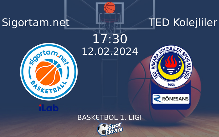 12 Şubat 2024 Sigortam.net vs TED Kolejliler maçı Hangi Kanalda Saat Kaçta Yayınlanacak? 12 Şubat 2024 Sigortam.net vs TED Kolejliler maçı Hangi Kanalda Saat Kaçta Yayınlanacak?