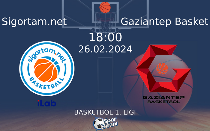 26 Şubat 2024 Sigortam.net vs Gaziantep Basket maçı Hangi Kanalda Saat Kaçta Yayınlanacak? 26 Şubat 2024 Sigortam.net vs Gaziantep Basket maçı Hangi Kanalda Saat Kaçta Yayınlanacak?