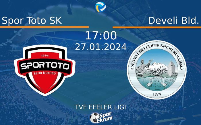 27 Ocak 2024 Spor Toto SK vs Develi Bld. maçı Hangi Kanalda Saat Kaçta Yayınlanacak? 27 Ocak 2024 Spor Toto SK vs Develi Bld. maçı Hangi Kanalda Saat Kaçta Yayınlanacak?