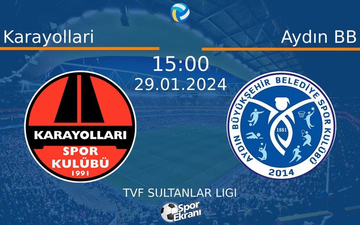 29 Ocak 2024 Karayollari vs Aydın BB maçı Hangi Kanalda Saat Kaçta Yayınlanacak? 29 Ocak 2024 Karayollari vs Aydın BB maçı Hangi Kanalda Saat Kaçta Yayınlanacak?