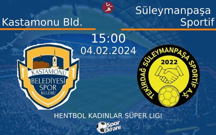04 Şubat 2024 Kastamonu Bld. vs Süleymanpaşa Sportif maçı Hangi Kanalda Saat Kaçta Yayınlanacak? 04 Şubat 2024 Kastamonu Bld. vs Süleymanpaşa Sportif maçı Hangi Kanalda Saat Kaçta Yayınlanacak?