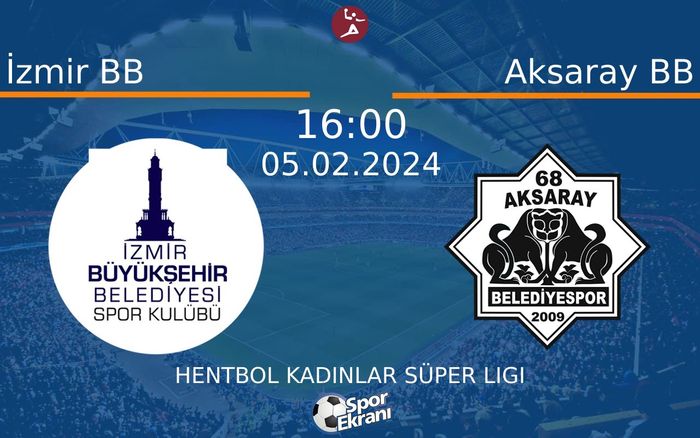 05 Şubat 2024 İzmir BB vs Aksaray BB maçı Hangi Kanalda Saat Kaçta Yayınlanacak? 05 Şubat 2024 İzmir BB vs Aksaray BB maçı Hangi Kanalda Saat Kaçta Yayınlanacak?