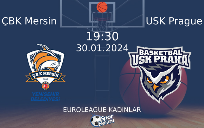 30 Ocak 2024 ÇBK Mersin vs USK Prague maçı Hangi Kanalda Saat Kaçta Yayınlanacak? 30 Ocak 2024 ÇBK Mersin vs USK Prague maçı Hangi Kanalda Saat Kaçta Yayınlanacak?
