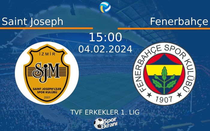 04 Şubat 2024 Saint Joseph vs Fenerbahçe maçı Hangi Kanalda Saat Kaçta Yayınlanacak? 04 Şubat 2024 Saint Joseph vs Fenerbahçe maçı Hangi Kanalda Saat Kaçta Yayınlanacak?