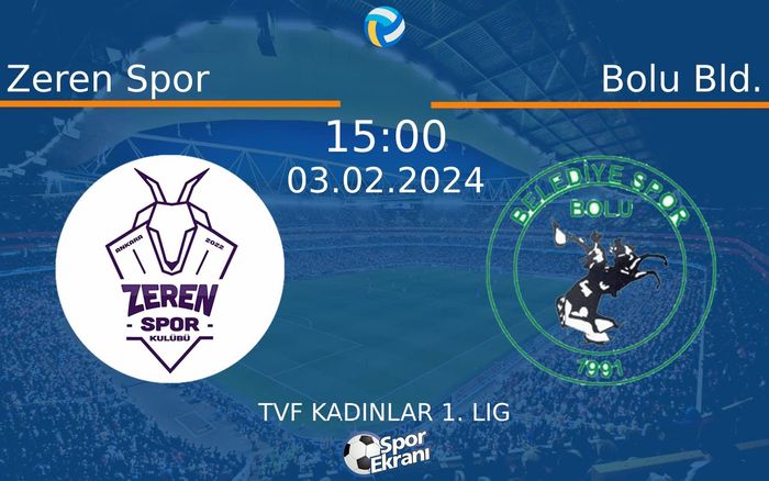 03 Şubat 2024 Zeren Spor vs Bolu Bld. maçı Hangi Kanalda Saat Kaçta Yayınlanacak? 03 Şubat 2024 Zeren Spor vs Bolu Bld. maçı Hangi Kanalda Saat Kaçta Yayınlanacak?