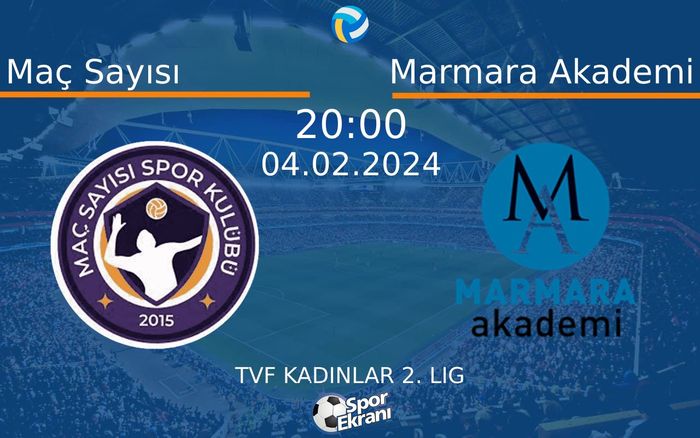 04 Şubat 2024 Maç Sayısı vs Marmara Akademi maçı Hangi Kanalda Saat Kaçta Yayınlanacak? 04 Şubat 2024 Maç Sayısı vs Marmara Akademi maçı Hangi Kanalda Saat Kaçta Yayınlanacak?