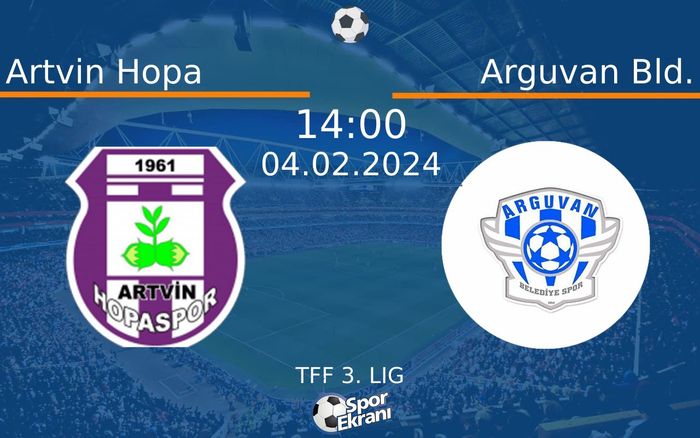 04 Şubat 2024 Artvin Hopa vs Arguvan Bld. maçı Hangi Kanalda Saat Kaçta Yayınlanacak? 04 Şubat 2024 Artvin Hopa vs Arguvan Bld. maçı Hangi Kanalda Saat Kaçta Yayınlanacak?