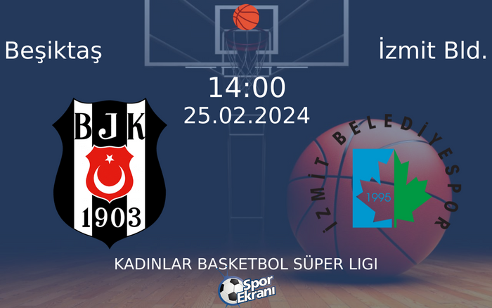25 Şubat 2024 Beşiktaş vs İzmit Bld. maçı Hangi Kanalda Saat Kaçta Yayınlanacak? 25 Şubat 2024 Beşiktaş vs İzmit Bld. maçı Hangi Kanalda Saat Kaçta Yayınlanacak?