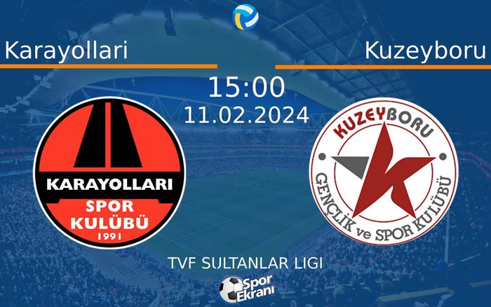 11 Şubat 2024 Karayollari vs Kuzeyboru maçı Hangi Kanalda Saat Kaçta Yayınlanacak? 11 Şubat 2024 Karayollari vs Kuzeyboru maçı Hangi Kanalda Saat Kaçta Yayınlanacak?