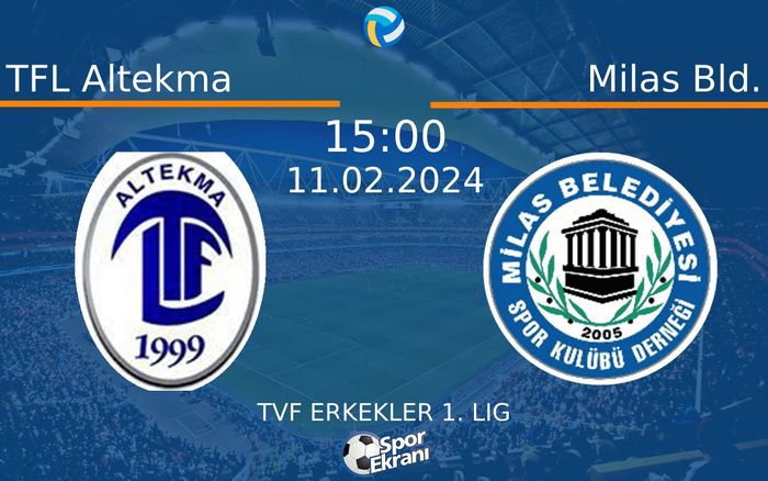 11 Şubat 2024 TFL Altekma vs Milas Bld. maçı Hangi Kanalda Saat Kaçta Yayınlanacak? 11 Şubat 2024 TFL Altekma vs Milas Bld. maçı Hangi Kanalda Saat Kaçta Yayınlanacak?