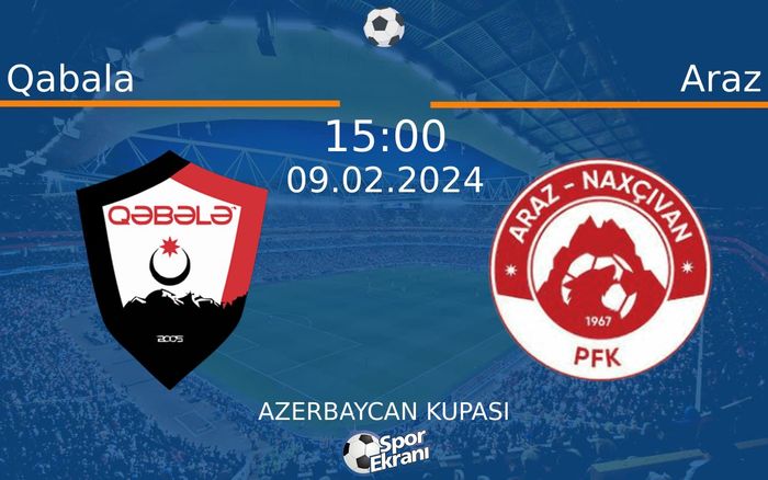 09 Şubat 2024 Qabala vs Araz maçı Hangi Kanalda Saat Kaçta Yayınlanacak? 09 Şubat 2024 Qabala vs Araz maçı Hangi Kanalda Saat Kaçta Yayınlanacak?