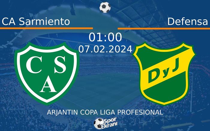 07 Şubat 2024 CA Sarmiento vs Defensa maçı Hangi Kanalda Saat Kaçta Yayınlanacak? 07 Şubat 2024 CA Sarmiento vs Defensa maçı Hangi Kanalda Saat Kaçta Yayınlanacak?