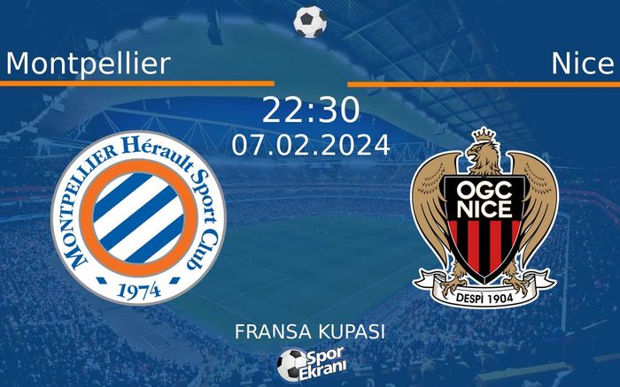 07 Şubat 2024 Montpellier vs Nice maçı Hangi Kanalda Saat Kaçta Yayınlanacak? 07 Şubat 2024 Montpellier vs Nice maçı Hangi Kanalda Saat Kaçta Yayınlanacak?