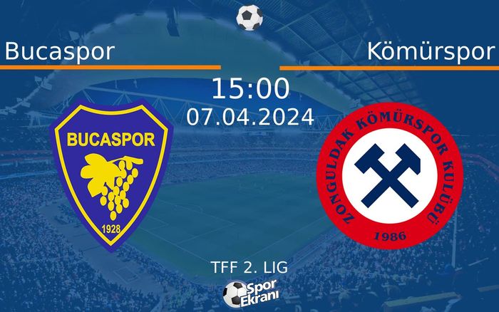 07 Nisan 2024 Bucaspor vs Kömürspor maçı Hangi Kanalda Saat Kaçta Yayınlanacak? 07 Nisan 2024 Bucaspor vs Kömürspor maçı Hangi Kanalda Saat Kaçta Yayınlanacak?