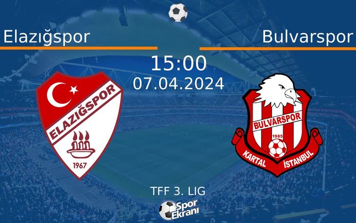 07 Nisan 2024 Elazığspor vs Bulvarspor maçı Hangi Kanalda Saat Kaçta Yayınlanacak? 07 Nisan 2024 Elazığspor vs Bulvarspor maçı Hangi Kanalda Saat Kaçta Yayınlanacak?