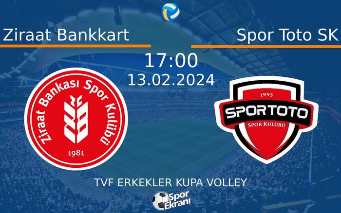 13 Şubat 2024 Ziraat Bankkart vs Spor Toto SK maçı Hangi Kanalda Saat Kaçta Yayınlanacak? 13 Şubat 2024 Ziraat Bankkart vs Spor Toto SK maçı Hangi Kanalda Saat Kaçta Yayınlanacak?